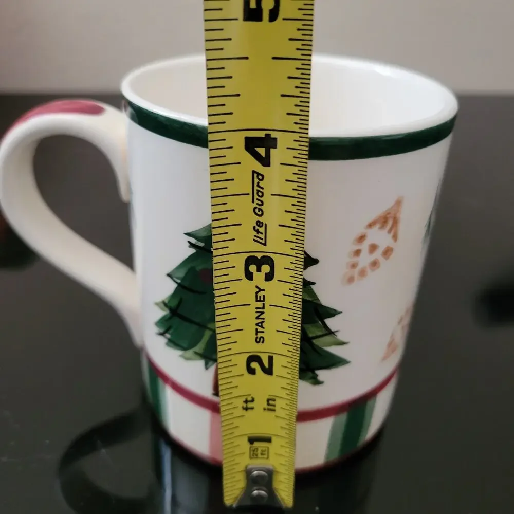 Benchmark Home Products Coffee Mug Christmas Tree Design Winter Holidays Y2K VTG